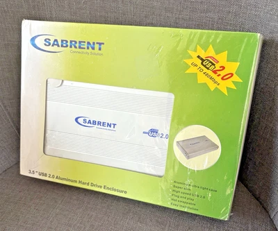 SABRENT SBT-ESU35 Aluminum 3.5" IDE USB 2.0 External Enclosure - Image 1 of 4