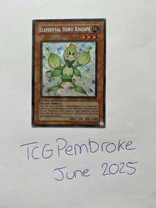 Elemental Hero Knospe Secret Rare Misprint Premium Pack 2 PP02-EN005 Light Play - Picture 1 of 7