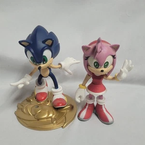 Figura de acción Sonic Adventure Sonic The Hedgehog & Amy ReSaurus 4" 1999 - Imagen 1 de 9