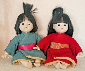 Sekiguchi Seiko Japanische Puppe Figur Kimonos 2 Stück - Bild 1 von 5