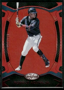 2021 Panini Chronicles #10 Ronald Acuna Jr. Certified Red #/199 - Picture 1 of 2