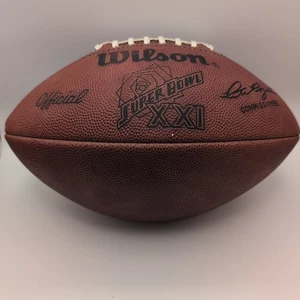 Authentic Super Bowl XXI Wilson Official Game Football Holds Air - Picture 1 of 7