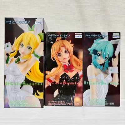 Juego de 3 figuras Sword Art Online SAO BiCute Bunnies Asuna, Leafa & Sinon Foto 1 de 4