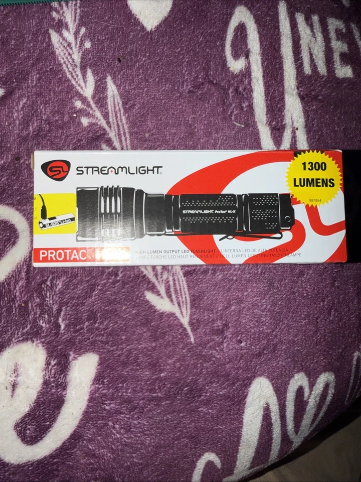 Streamlight 88084 88085 Protac HL-X Flashlight 1300 Lum USB Cord+SL-B26+Holster - Image 1 of 2