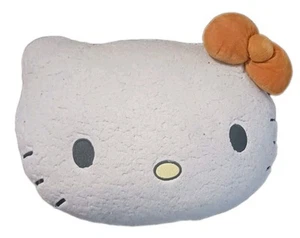 Sanrio Hello Kitty Plush Pillow With Orange Bow - Picture 1 of 2