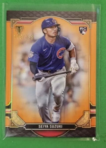 2022 Topps Triple Threads SEIYA SUZUKI Amber Parallel #/199 - Picture 1 of 2