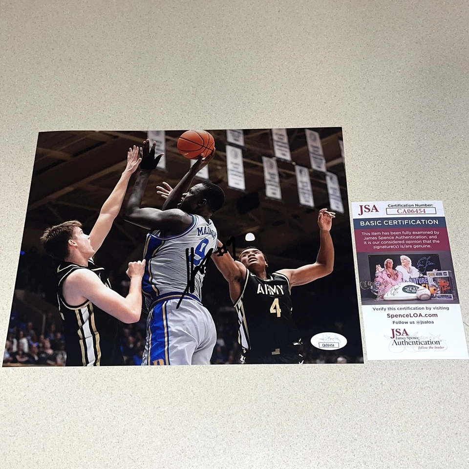 KHAMAN MALUACH signed autographed 8X10 PHOTO DUKE BLUE DEVILS BASKETBALL JSA COA - Image 1 of 1