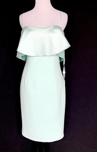 Forever Unique Mint Lori Dress. Satin Bodice Size 4 NWT Retails $249 Price $68 - Picture 1 of 8