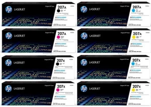 Cartuchos de tóner originales HP 207A, HP 207X W2210A, W2211A, W2212A, W2213A, LOTE - Imagen 1 de 14