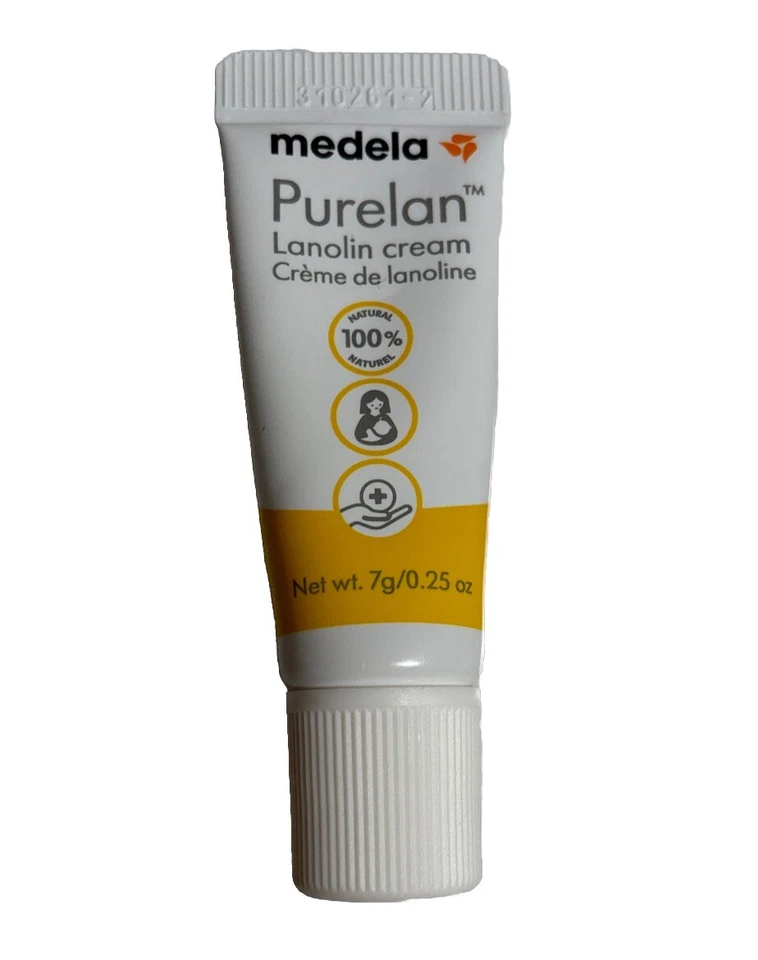 Medela Breast Milk Feeding Nipple Cream Sore Purelan Lanolin 7g Exp. 02-2027