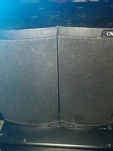 Pair Bob Carver USA Cinema 350w Satellite Speakers Wall Mounts Bi Polar Tweeters - Picture 1 of 9