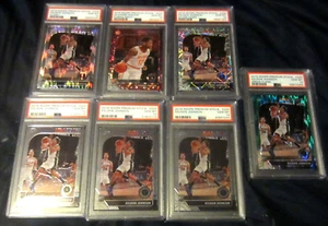 2019-20 NBA HOOPS PREMIUM STOCK KELDON JOHNSON LOT (7) #224 GREEN FLASH PSA 10 - Picture 1 of 5