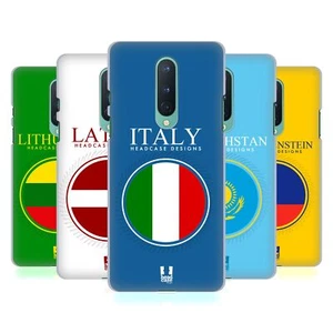 JUEGO DE 2 FUNDAS TRASERAS RÍGIDAS HEAD CASE DESIGNS CON DIBUJO DE BANDERA PARA TELÉFONOS OPPO - Imagen 1 de 32