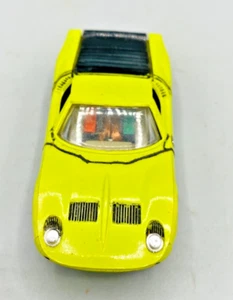 Vintage 1970s Tyco Pro HO Slot Car Lime Green & Black Lamborghini Miura - Picture 1 of 7