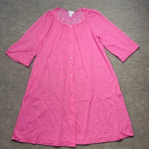 Shadowline Women's Petals 3/4 Sleeve 41 Inch Waltz Coat Pink Size Large - Picture 1 of 5