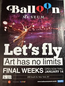 2023 Print Ad For The Balloon Museum In South Street Seaport - Picture 1 of 4