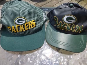 Lot Of 2 Vintage Green Bay Packers, one deadstock, one leather EUC - Picture 1 of 10