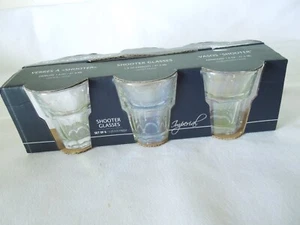 Set of 6 Shooter Glasses Casa Dell Eleganza Imperial 1.6 Oz. Luster Finish NEW! - Picture 1 of 9