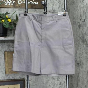 k12 Gear Boys Youth Elastic Waist Dress School Shorts Gray 20 Husky - Picture 1 of 4