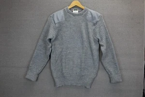 Vintage L.L Bean Women's Wool Sweater Grey Pullover Made in England Size XL - Picture 1 of 8