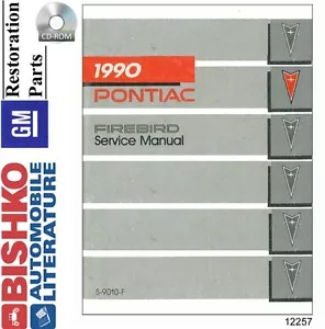 1990 Pontiac Firebird Shop Service Repair Manual CD Engine Drivetrain Wiring OEM - Picture 1 of 1