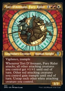 Tori D'Avenant, Fury Rider Showcase x1 1x TEXTURED FOIL Dominaria United NM MTG - Picture 1 of 1