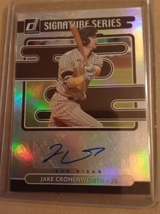 2021 Donruss Signature Series Jake Cronenworth AUTOGRAPH #SS-JC Rookie Baseball - Picture 1 of 2