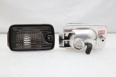 Front Position Turn Signal Lights-Smoke-Fit-S13-NISSAN Silvia 180SX 240X Type-X - Image 1 of 4