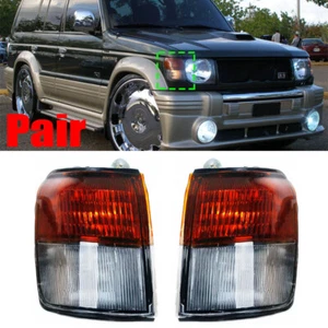 Pair For Mitsubishi Pajero Montero 1993-96 LH&RH Corner Signal Lamp Turn Signal - Bild 1 von 13