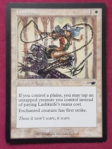 Magic The Gathering NEMESIS LASHKNIFE white card MTG - Picture 1 of 2
