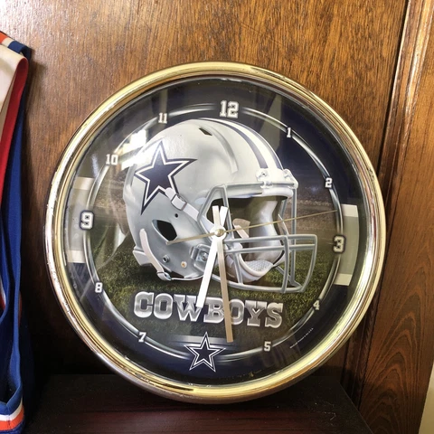 NFL Dallas Cowboys WinCraft Chrome Wall Clock Cover