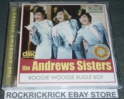 THE ANDREW SISTERS - BOOGIE WOOGIE BUGLE BOY -16 TRACK CD- DIGITALLY REMASTERED - Image 1 of 3