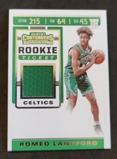 2019 panini contenders rookie ticket romeo Langford Relic #RTS-RLF
