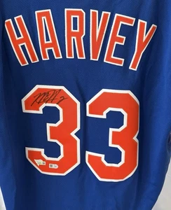 Matt Harvey Signed Authentic Majestic New York Mets Jersey Fanatics MLB - Picture 1 of 9