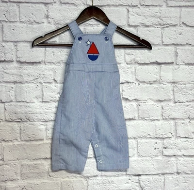 Mono Vintage Health-Tex Velero PinStripe Retro Unisex Talla 9 Meses Foto 1 de 4