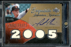 2007 UD Exquisite Signature Materials Matt Cain Rookie Auto /85 SF Giants - Bild 1 von 2