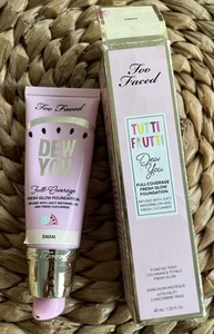 LESEN Too Faced Dew You Foundation SWAN Tutti Frutti Full Coverage Fresh Glow - Bild 1 von 1