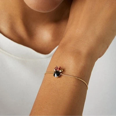 Pulsera Deslizante Disney X Kate Spade New York Nueva Con Etiquetas Minnie en Joya Negra Foto 1 de 3