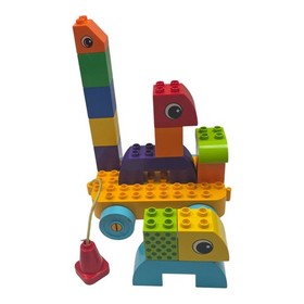14 of 15 Bricks for Lego Duplo Toddler Build & Pull Along 10554 No Box or Manual