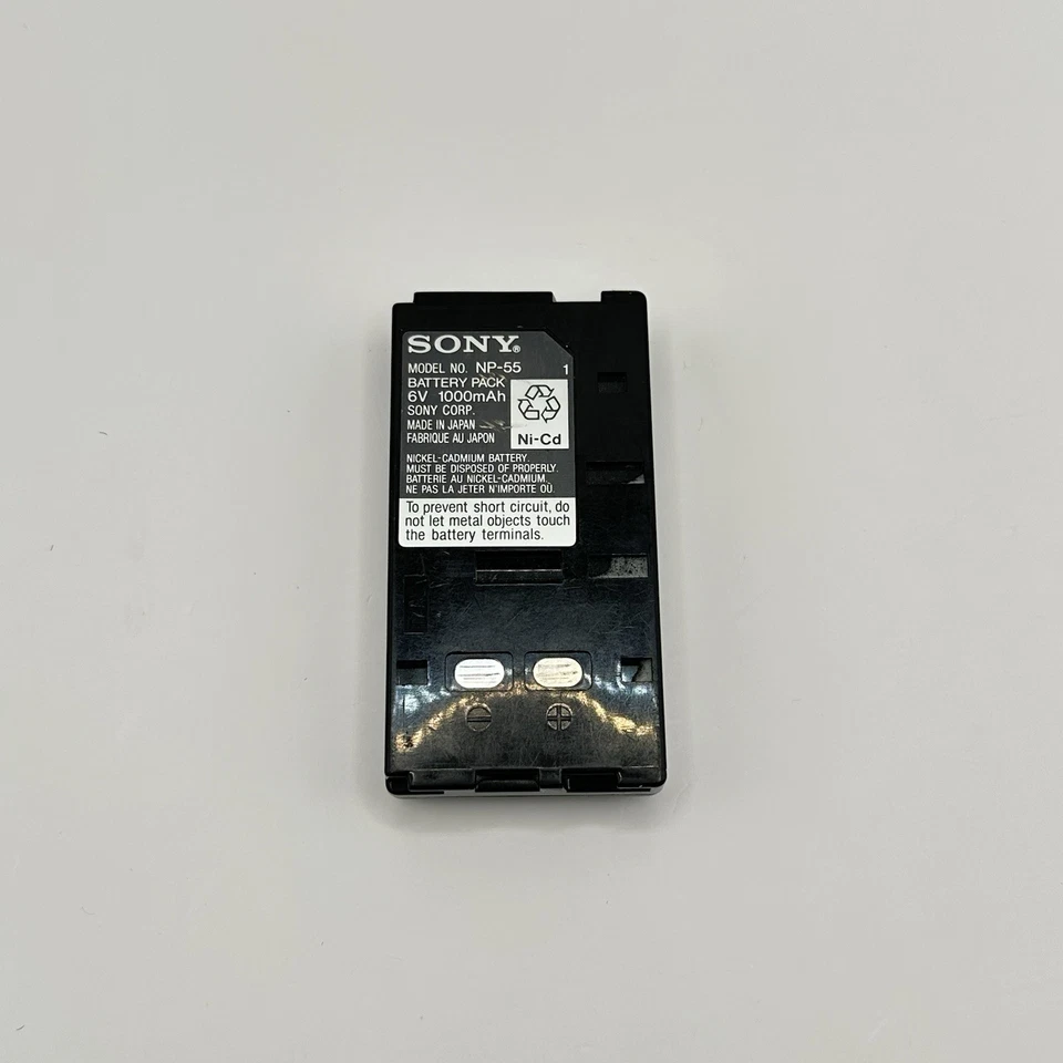 Batería Ni-MH Original NP-68 6V 1800mAh Para Videocámaras Sony y Sanyo ¡Probada! Foto 1 de 3