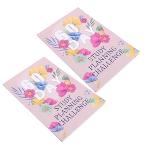 GE 2pcs Notebook 30 Seiten Doppelseitig Horizontal Ruled Journal Notebook Für St - Afbeelding 1 van 24