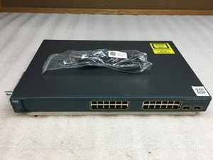 Cisco 3560 Series WS-C3560-24PS-S V06 24-Port PoE Ethernet Network Switch - Picture 1 of 9