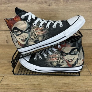 Converse Shoes Size UK 6 Mens All Star Harley Quinn DC Comics Canvas High Tops - Picture 1 of 12