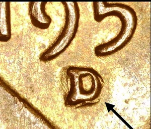 1959-D LINCOLN CENT RPM - 001 - D/D - Scarce RPM Error - Picture 1 of 5
