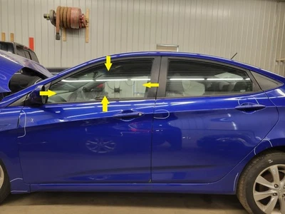 12-17 HYUNDAI ACCENT DRIVERS 左侧门玻璃窗 — 第 1/4 张图片