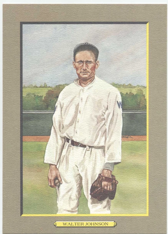 TARJETA WALTER JOHNSON SIN FIRMAR PEREZ STEELE GRANDES MOMENTOS - NrMt-Mt de conjuntos Foto 1 de 1