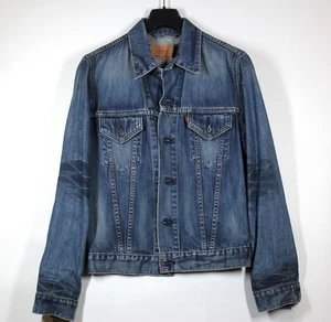 Vintage LEVI'S Women's 70500 04 Medium Denim Type 3 Trucker Jacket Resin Fade - Picture 1 of 24