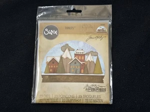 New! Sizzix Thinlits Jim Holtz SNOWGLOBE Dies 661603 - Picture 1 of 4