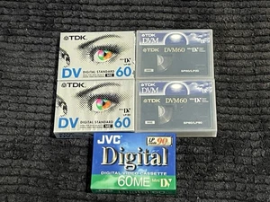 TDK BLANK (NOS) MINI DV 60 TAPES x5 - Picture 1 of 2