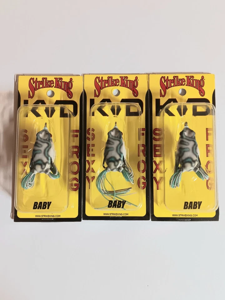 3 Strike King KVD сексуальная лягушка 5/8 унций. Darter лягушка - Изображение 1 из 1